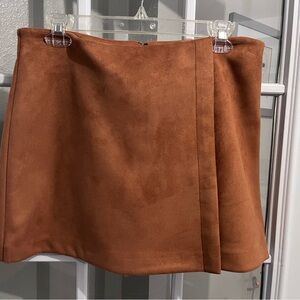 Gianni Bini A-Line Camel Mini Skirt